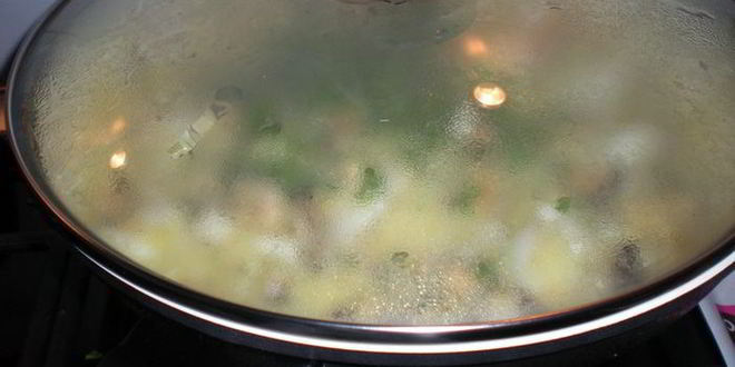 Рецепт желтого ризотто с морепродуктами