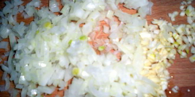 Рецепт желтого ризотто с морепродуктами