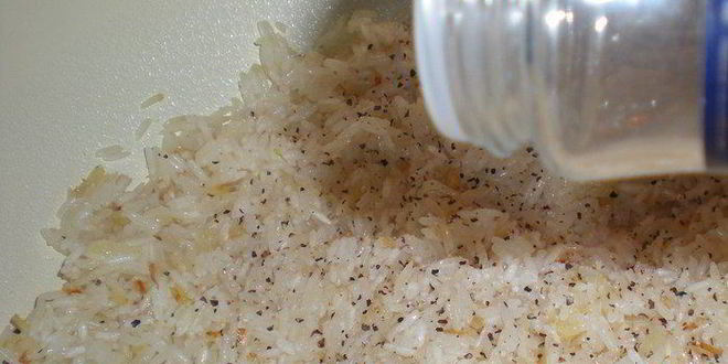 Рецепт желтого ризотто с морепродуктами