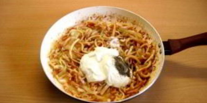 Рецепт кальмаров, жареных с луком