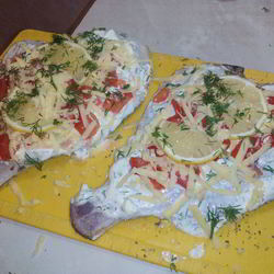 Рецепт Камбалы в духовке