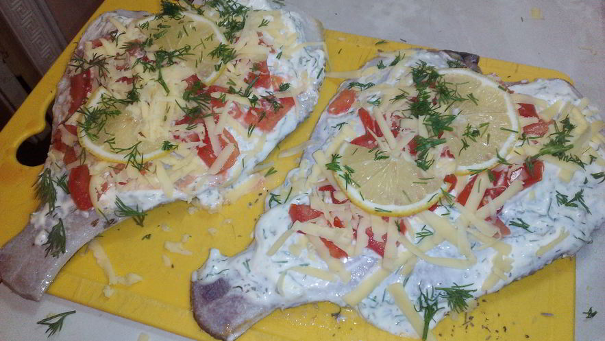 Рецепт камбалы в духовке