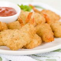 Рецепт Хрустящих креветок в панировке