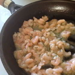 Рецепт Креветок в сырном соусе