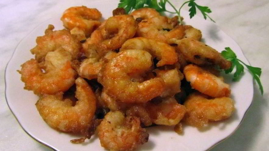 Рецепт креветок во фритюре