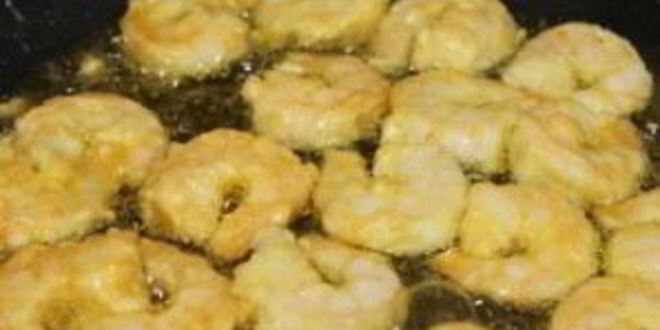 Рецепт креветок во фритюре