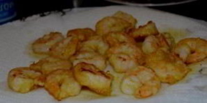 Рецепт креветок во фритюре