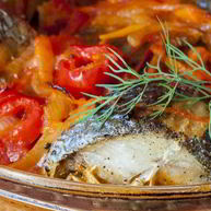 Рецепт Минтая тушеного с морковью и луком