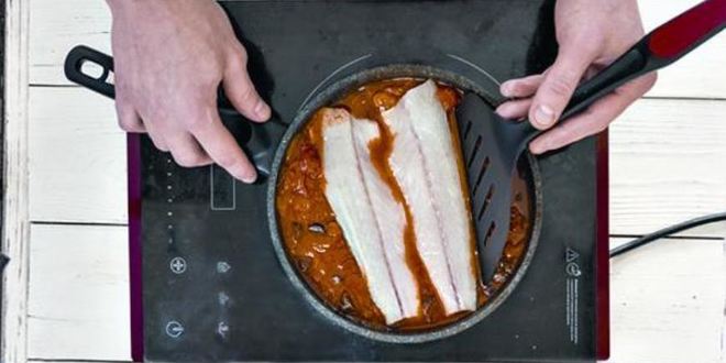 Рецепт окуня с мидиями по-провански