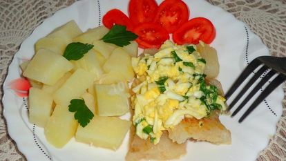 Рецепт Рыбы по-польски с яйцом