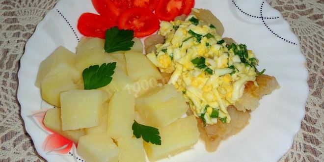 Рецепт рыбы по-польски с яйцом