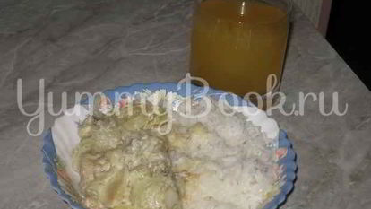 Рецепт Рыбы тушеной в молоке с луком