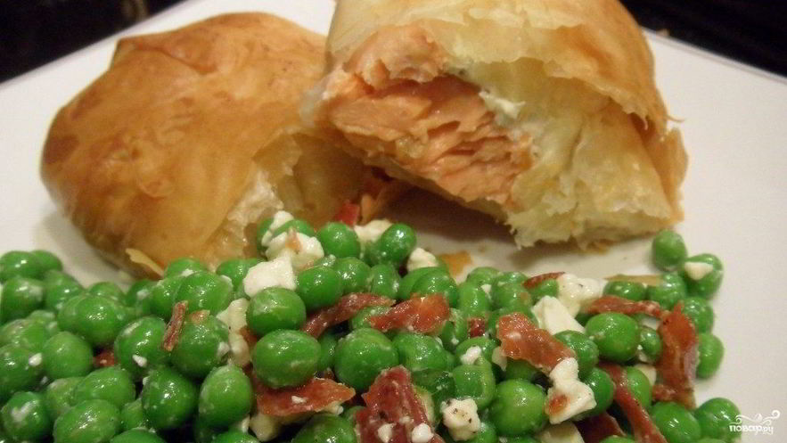 Рецепт рыбы в тесте фило