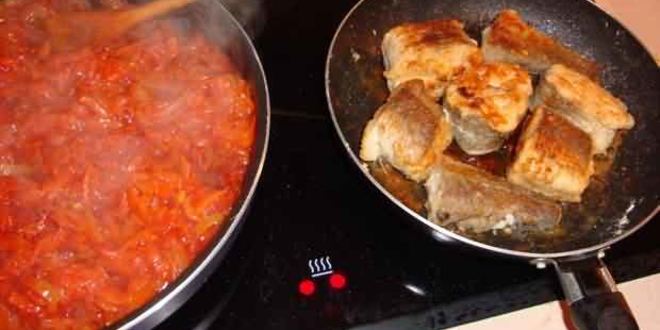 Рецепт рыбы в томате