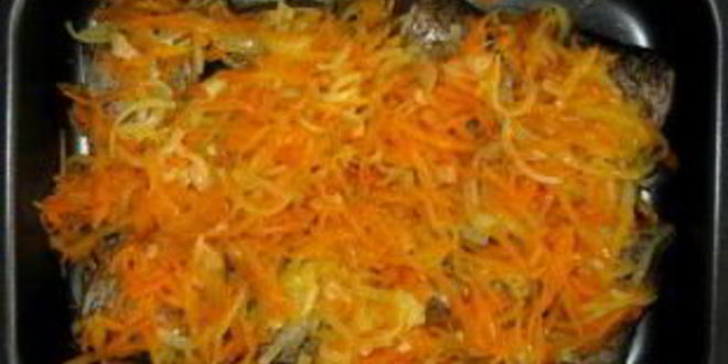 Рецепт щуки в духовке с овощами