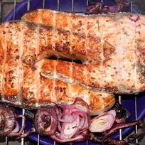 Рецепт Семги на углях