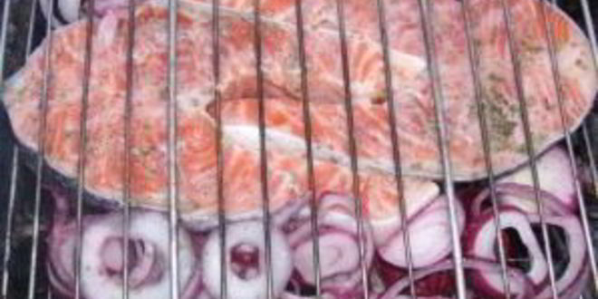 Рецепт семги на углях