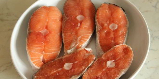 Рецепт семги в имбирно-горчичном маринаде