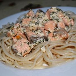 Рецепт Семги в сливках