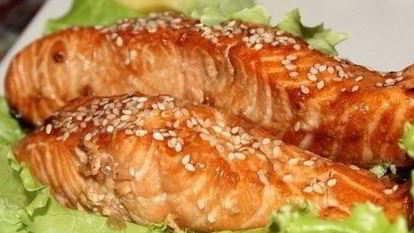 Рецепт Семги в соево-медовом соусе