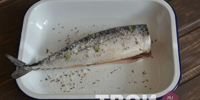 Рецепт скумбрии сухого посола