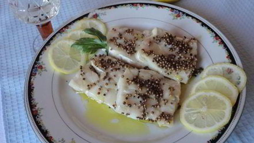 Рецепт трески с кориандром