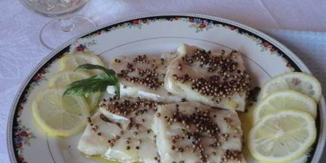 Рецепт трески с кориандром