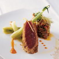 Рецепт Тунца с перцем и апельсиновой водой