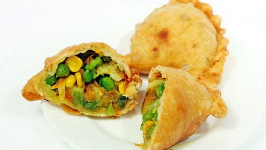 Рецепт вегетарианских жареных самосов с овощами и кешью