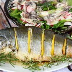 Рецепт Желтохвостого тунца в духовке