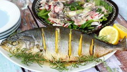 Рецепт Желтохвостого тунца в духовке