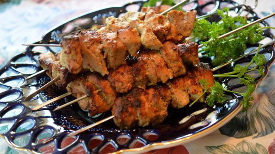 Рецепт индонезийского свиного шашлыка