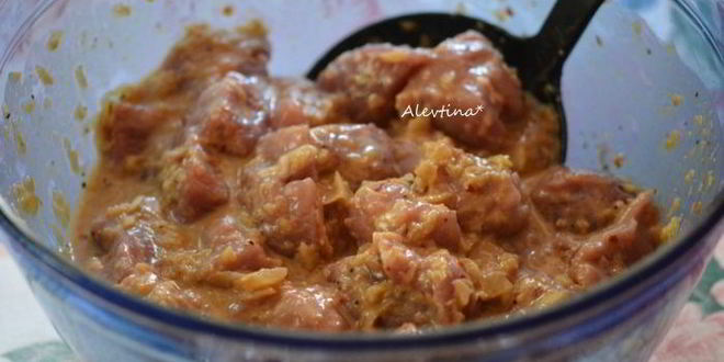 Рецепт индонезийского свиного шашлыка