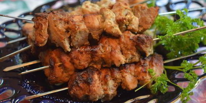 Рецепт индонезийского свиного шашлыка