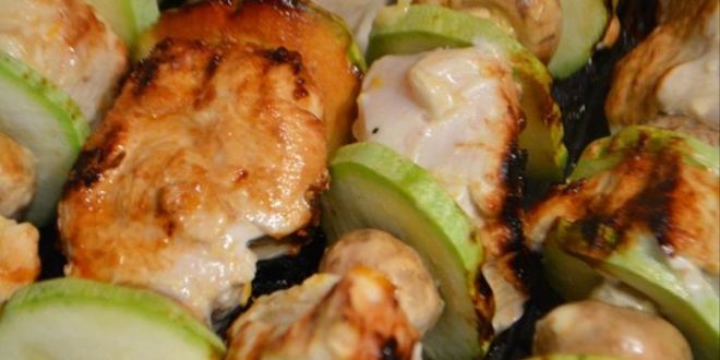 Рецепт куриных шашлычков в имбирно-цитрусовом маринаде