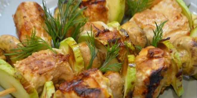 Рецепт куриных шашлычков в имбирно-цитрусовом маринаде