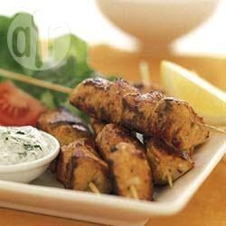 Рецепт Шашлычков из индейки по-индийски