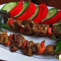 Рецепт Шашлычков из куриной печени