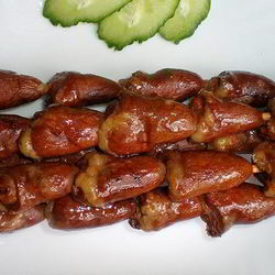 Рецепт Шашлычков из куриных сердечек на шпажках в духовке