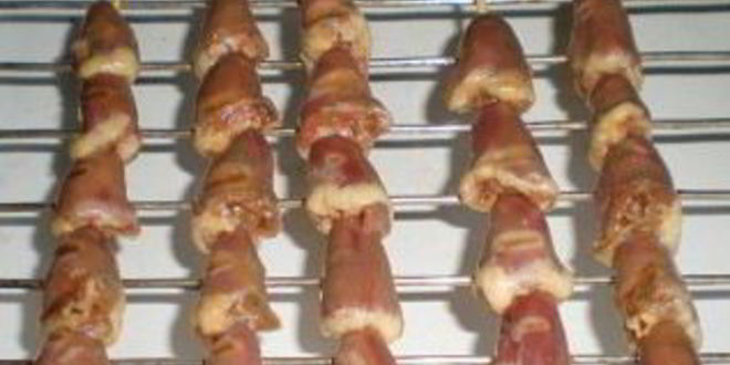 Рецепт шашлычков из куриных сердечек на шпажках в духовке