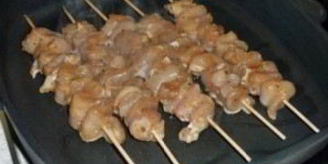 Рецепт шашлычка на сковороде