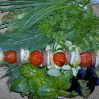 Рецепт Шашлыка из бычьих яиц в духовке