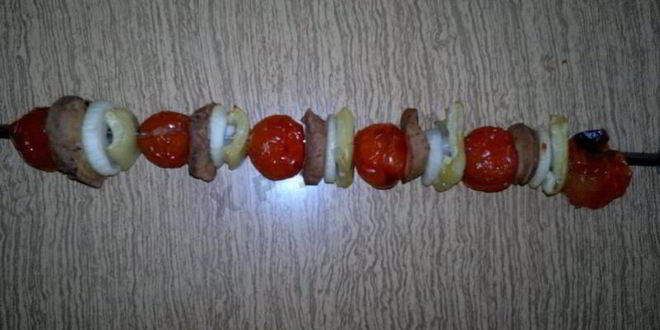 Рецепт шашлыка из бычьих яиц в духовке