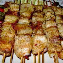 Шашлык из осетрины