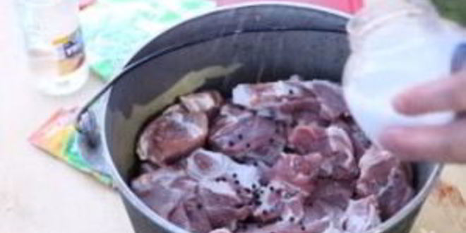 Рецепт шашлыка из свинины с уксусом