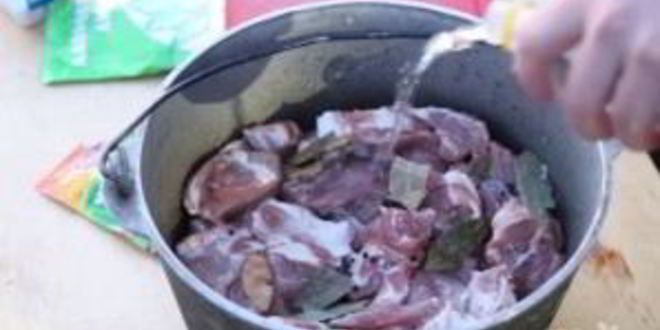 Рецепт шашлыка из свинины с уксусом