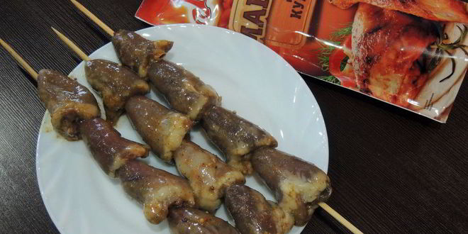 Рецепт шашлыка на шпажках огненные сердца