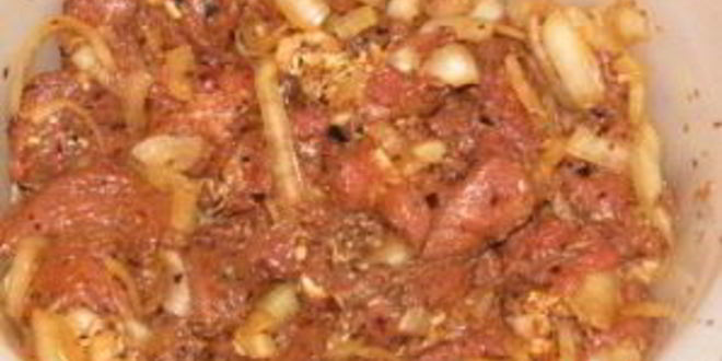 Рецепт шашлыка с барбарисом