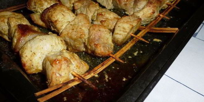 Рецепт шашлыка в горчице