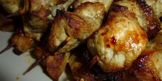 Рецепт шашлыка в горчице